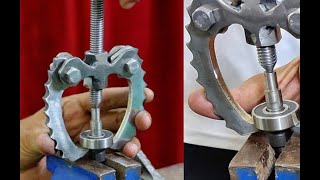 SECRET!! Learn How to make a Metal Puller Tool for Metal  Tool Take You To Another Level Of work