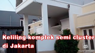 Keliling komplek semi cluster dijakarta yang murah || banyak pernak-pernih 17agustus