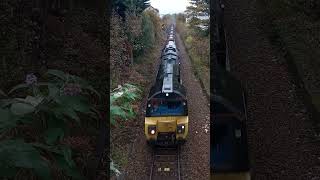 70802 working 6R38 from Aberdeen Waterloo to Irvine Caledonian paper #shorts #train #freighttrain.