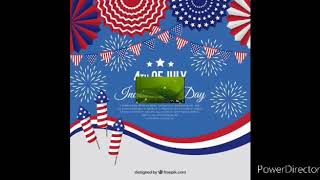 USA Anthem with Subtitles National Independence Day on 4th July American Day