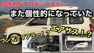 【愛車紹介】個性的なプロボックスがまた個性的になっていた