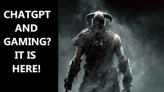 ChatGPT Added to Skyrim | Gaming Changed FOREVER?