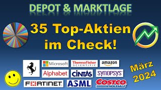 Alle 35 Top-Aktien aus meinem Depot in der Analyse! - März 2024 - ASML | Ferrari | Microsoft ...