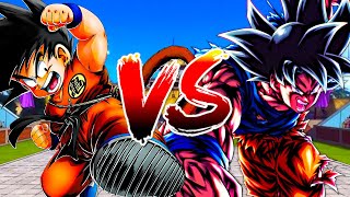 Goku (Teen) VS Goku Ultra Instinct Sign - DRAGON BALL: Sparking! ZERO Gameplay