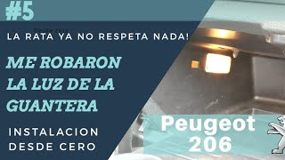 Poner luz a la guantera, me la robaron  | Peugeot 206