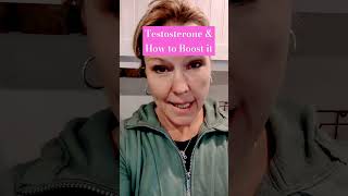 Know your Hormones Series: Testosterone & How to Boost it Naturally! #testosterone #menopause