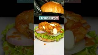 Shrimp Burger 🍤🔥#shorts #burger #prawns