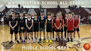 WV Christian All Stars Middle School Boys 3-23-2024