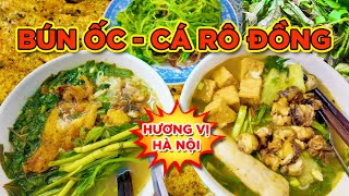 THƠM MẺ BÚN ỐC HÀ NỘI!! VÀNG BÉO RIÊU CÁ RÔ ĐỒNG THÁI BÌNH!!! 50K!!! Saigon's Best