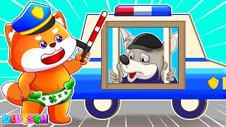 Baby-Polizist jagt Dieb 👮 Polizeilied | Kinderlieder und Kinderreime von Lucky Zee Zee Deutsch