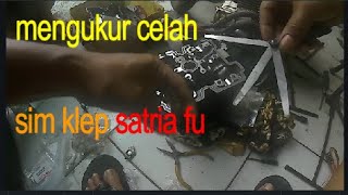 mengatur celah sim klep satria fu