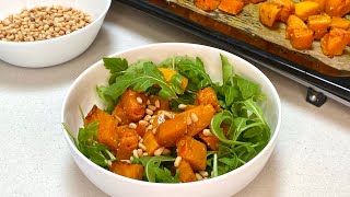 Roasted Pumpkin Salad | Healthy and easy butternut pumpkin salad | Homemade Salad Recipe