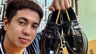 Unboxing my new Dr. Martens ADRIAN LEATHER TASSEL LOAFERS CHERRY RED ARCADIA