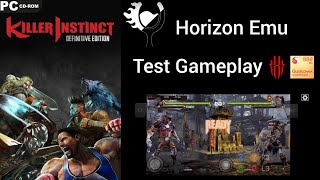 Horizon Emu emulator gameplay Killer Instinct 2017 Test Red Magic 6 Pro SD888