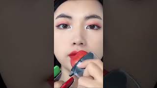 Hot Lipstick Tutorial 🥀🔥 Beautiful Lipstick colour #shorts #makeup #lips #lipstick