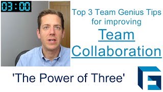 Team collaboration improvement with these three tips