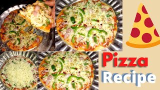 Pizza recipe ।। How to make pizza at home ।। Veggie pizza #shorts