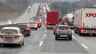 Real speed life Autobahn Germany--No fast highway driving