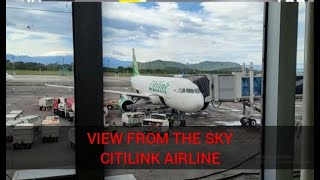 View from the Sky by Citilink Airlines Surabaya to Makassar