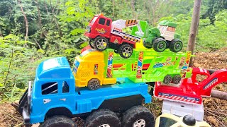 New Toys Collection ~ Excavator Dump Truck Motorcycle! 🏍️