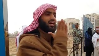 احد رجال يحدث المعتمرين في البقيع عن التوحيد...شاهد واستمع