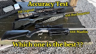 Ruger 350 Legend Ruger 450 Bushmaster CVA Scout 444 Marlin Accuracy Test #2024 #america #foryou