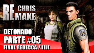 Resident Evil Remake - Chris Normal #05 - FINAL CHRIS / JILL / REBECCA - Detonado Legendado