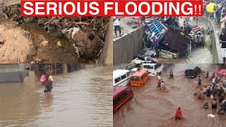 SERIOUS FLOODING IN GHANA CAUSING LOSS OF LIVES AND PROPERTIES ; POOR WASTE MANAGEMENT IN OUR CITIES