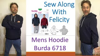 Men's Hoodie Sew Along - Burda 6718