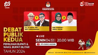 LIVE : Debat Publik Kedua Pemilihan Bupati Dan Wakil Bupati Blitar Tahun 2024