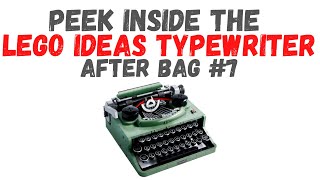 LEGO Ideas Typewriter Peek Inside After Bag 7! (Set 21327)