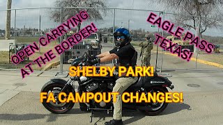 OPEN CARRYING AT THE BORDER! EAGLE PASS, TX! @HilaryDuff #opencarry #borderwall #eaglepass  #soldier