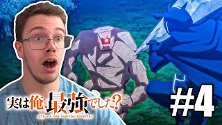 FIGHTING A GOLEM! Am I Actually the Strongest? Episode 4 Reaction