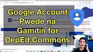 How To Log in DepEd Commons Using Gmail Account