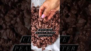 Chocolate Peanut Butter Rice Cake Snack