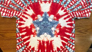 US Flag Inspired Tie Dye