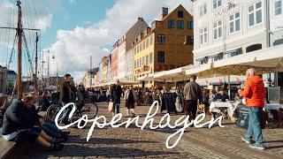 Copenhagen, Denmark 🇩🇰 4k Downtown Walk, Tourist Attractions, Nyhavn Autumn Walk