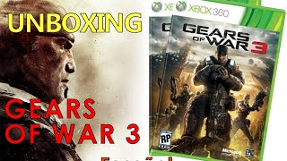 Gears of War 3 - Unboxing - Comparación con Gears 1 y Gears 2 - Español