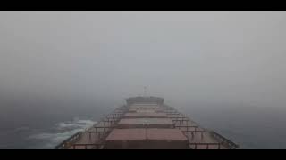 Heavy rain at sea | heading towards rain | restricted visibility | navigation | sail with rain