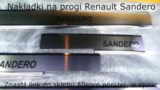 Nakładki na progi Renault SANDERO II od 2014 rok