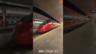 Así es viajar en tren  Italo de Bolonia a Florencia Italia