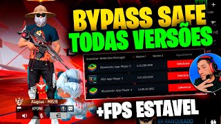 SAIU! 🚨 FREE FIRE BYPASS EMULATOR SAFE  ✅ ÚNICO BYPASS EMULATOR SAFE RAQUEADA COM 50 PLAYERS