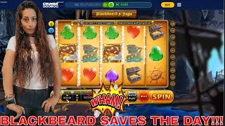 Blackbeard's Saga Saves The Day!!! | Chumba Casino | Real Money