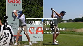 Brandon Stone Golf Swing Driver (DTL & FO views) London Golf Club (Ash, Kent - England), August 2021