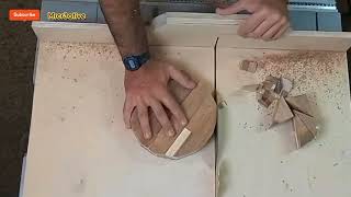 Be Careful And Learn This is how they round a piece of wood