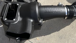 BANKS RAM-AIR INTAKE ON 2021 FORD F350 TREMOR! CALIFORNIA COMPLIANT INTAKE