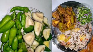 Masoor Pulao & Salad With Kari or hari mirch ka achar plater | At Home | Cooking With Tasleem Food |