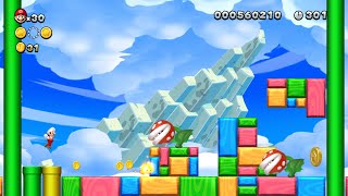 New Super Mario Bros U Deluxe - Acorn Plains (Star Coin & Secret Clean Up)