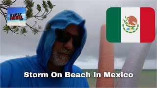 Captivating Beach Storm in Yucatán México: Unforgettable Encounter with Nature