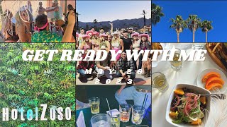 GRWM + Palm Springs + post vacay routine